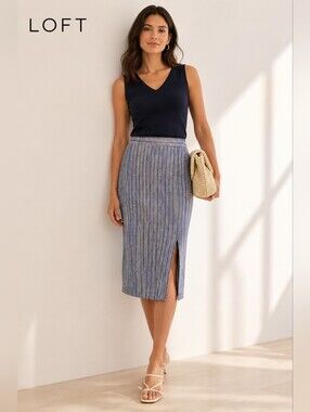 Loft Stretchy Pencil Skirt